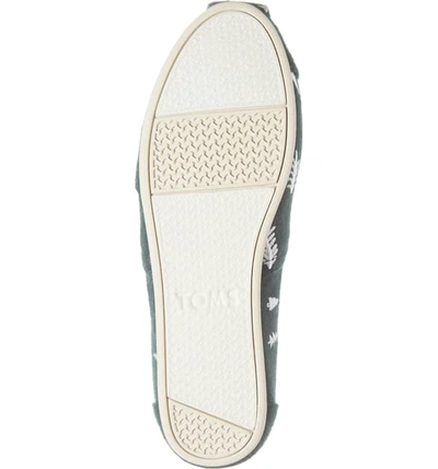 Shop Toms Classic Canvas Slip-on In Spruce Fabric