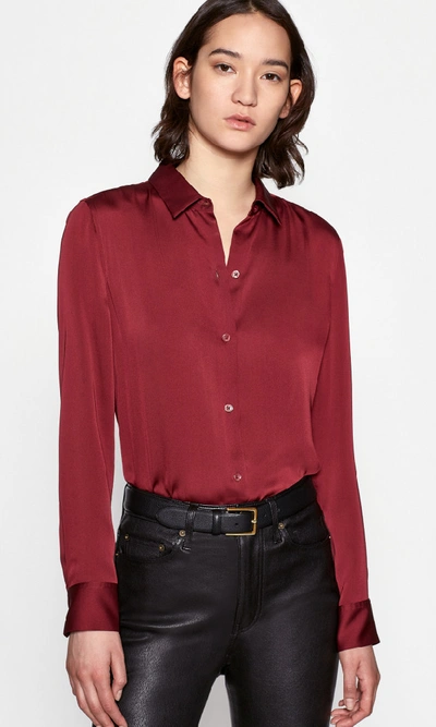 Shop Equipment Essential Shirt In Tawny Port