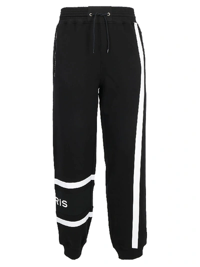 Shop Givenchy Jogging Pants In Black White