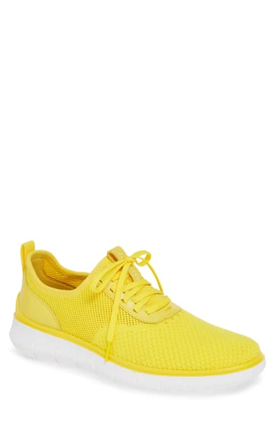 Shop Cole Haan Generation Zerogrand Stitchlite Sneaker In Cyber Yellow
