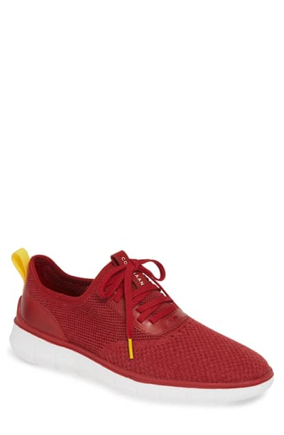 Shop Cole Haan Generation Zerogrand Stitchlite Sneaker In Red Dahlia