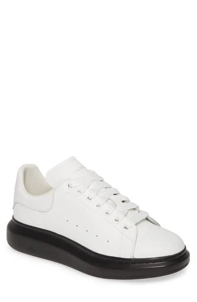 Shop Alexander Mcqueen Oversize Sneaker In White/ Black