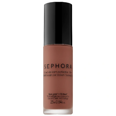 Shop Sephora Collection 10 Hour Wear Perfection Foundation 61 Dark Chocolate 0.84 oz/ 25 ml