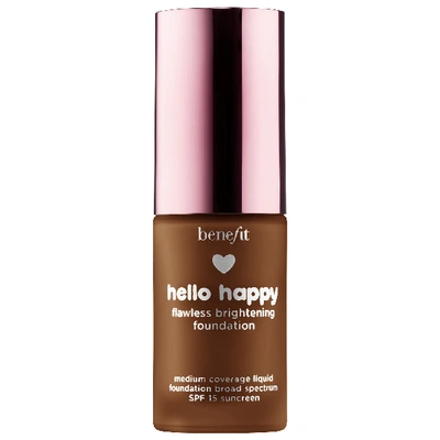 Shop Benefit Cosmetics Mini Hello Happy Flawless Brightening Foundation Spf 15 11 0.33 oz/ 10.0 ml