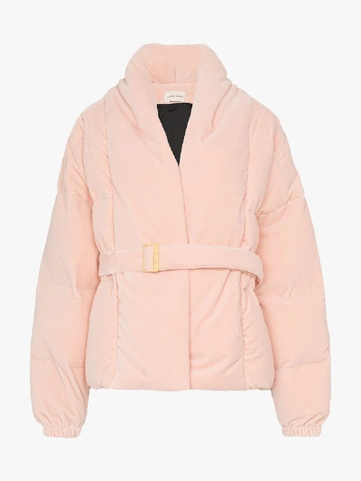 Shop Alexandre Vauthier Oversized Puffer Jacket In Pink