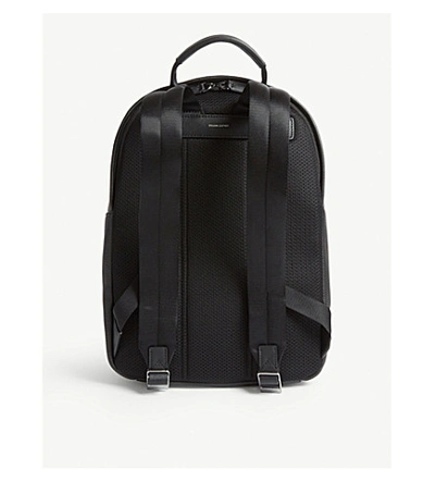 Shop Michael Kors Greyson Leather Backpack In Black