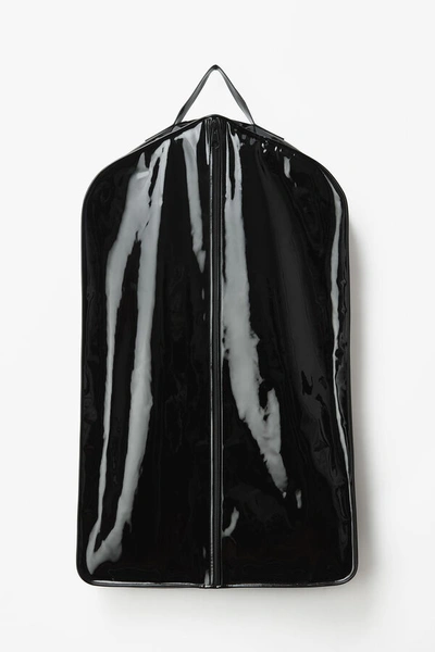 Shop Alexander Wang Patent Leather Garment Bag In Black