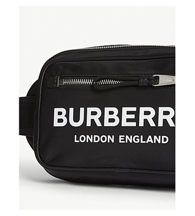 Shop Burberry Nylon Beltbag In Black