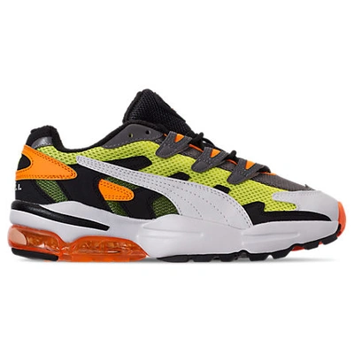 Shop Puma Men's Cell Alien Og Casual Shoes In Yellow / Orange Size 9.0 Leather/suede