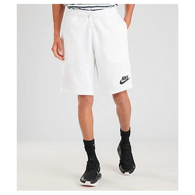 Shop Nike Men's Sportswear Hybrid Shorts In White