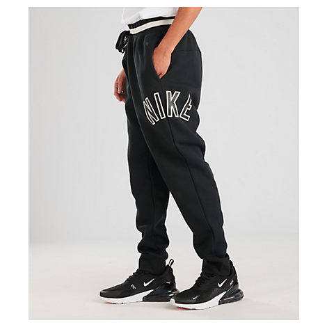 black nike air tracksuit bottoms