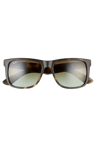 Shop Ray Ban 'justin Classic' 54mm Sunglasses - Matte Grey Havana