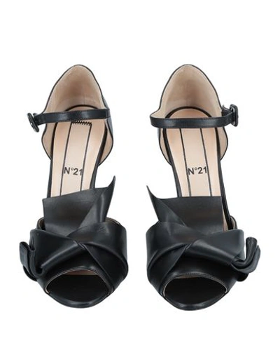 Shop N°21 Woman Sandals Black Size 7 Calfskin