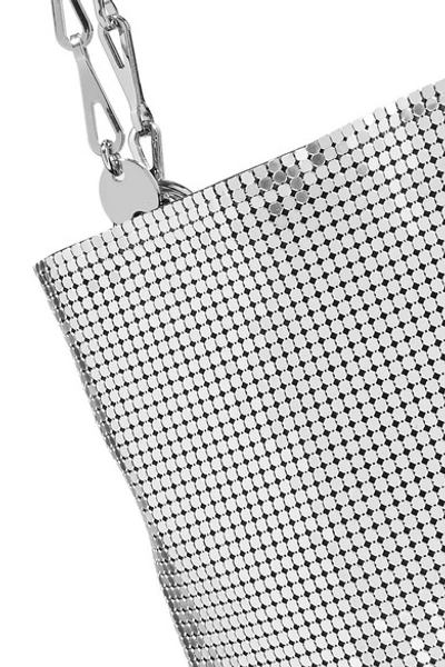 Shop Rabanne Pixel 1960 Chainmail Shoulder Bag In Silver