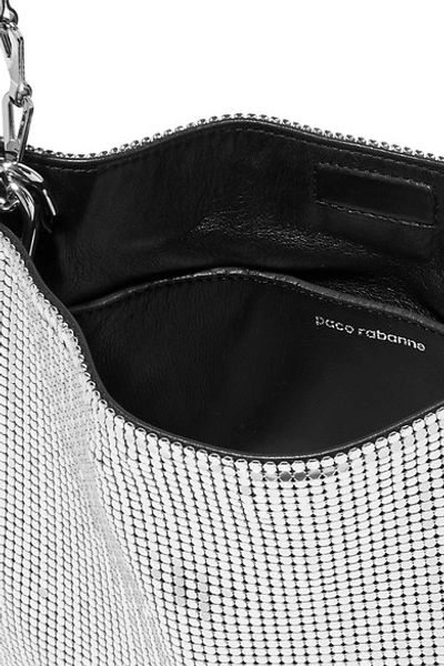 Shop Paco Rabanne Pixel 1960 Chainmail Shoulder Bag In Silver