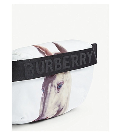 Shop Burberry Unicorn Beltbag In Black