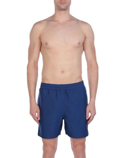Shop Carhartt Swim Shorts In Blue