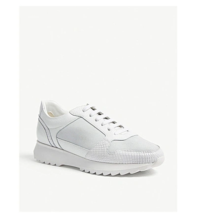 Shop Whistles Broadwick Leather Trainers In White