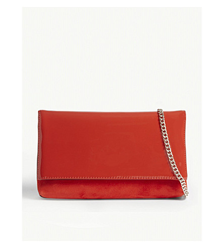 karen millen fold over chain strap bag