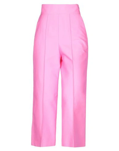 Shop Valentino Casual Pants In Pink