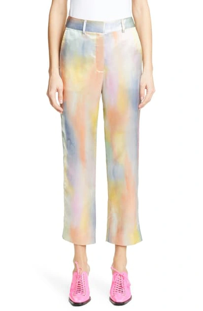 Shop Sies Marjan Tie Dye Satin Pants In Multi Print