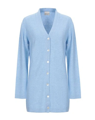 Shop Aragona Cardigan In Azure