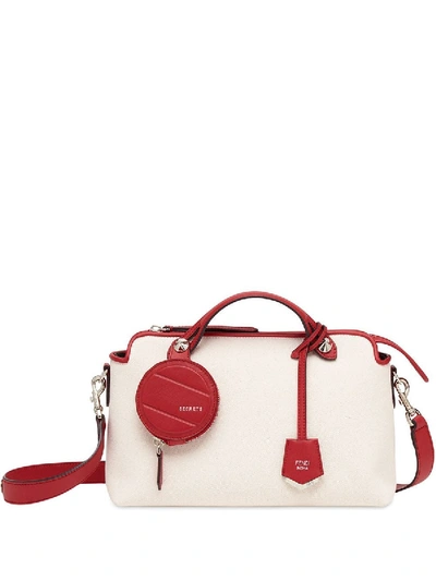 Shop Fendi Medium By The Way Tote Red