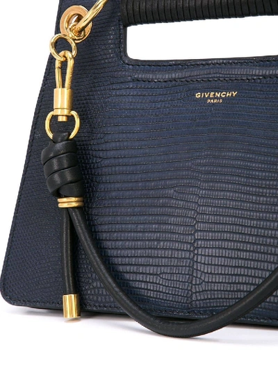 Shop Givenchy Whip Shoulder Bag In Blue
