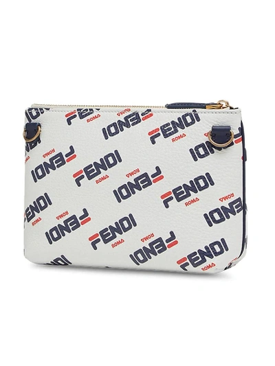 Shop Fendi Mania Medium Pyramid Beauty Case In Multicolor