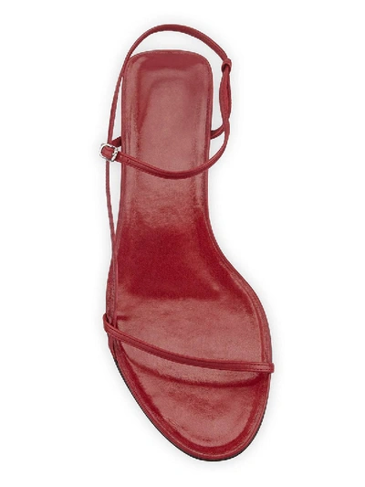 Shop The Row Flat Bare Sandal Red