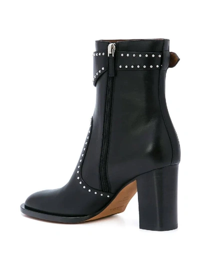 Shop Givenchy Studded Ankle Boot Black