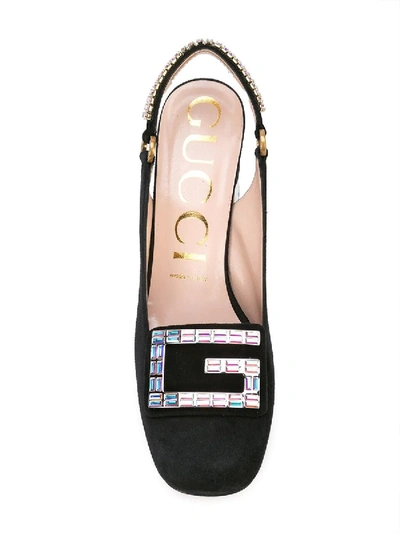 Shop Gucci Mid-heel Slingback Pumps