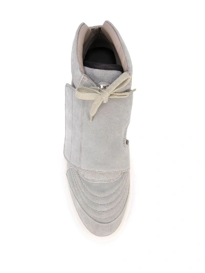 Shop Fear Of God Front Flap Mid-top Skate Sneakers In Grey