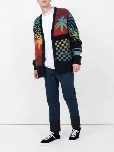 Shop Amiri Multi-print Cardigan In Multicolor