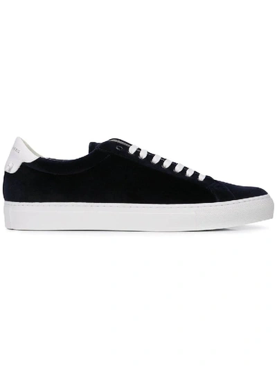 Shop Givenchy Urban Street Low Top Velvet Sneakers Black