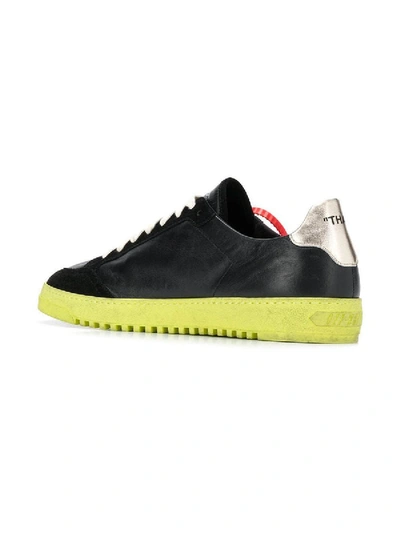 Shop Off-white 2.0 Low Sneakers Black & Yellow