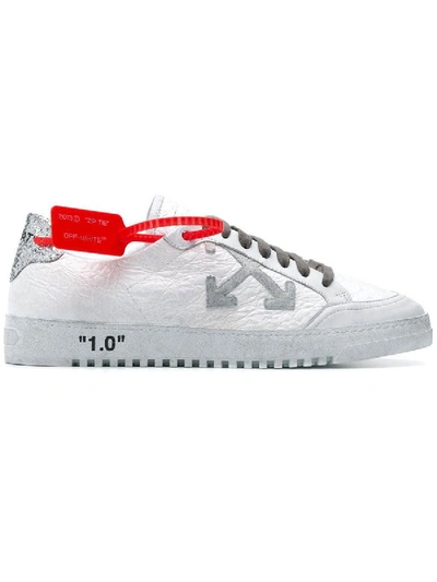 Shop Off-white 2.0 Low Sneakers White & Silver