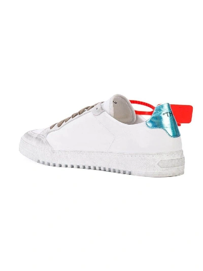 Shop Off-white 2.0 Low Sneakers White & Light Blue