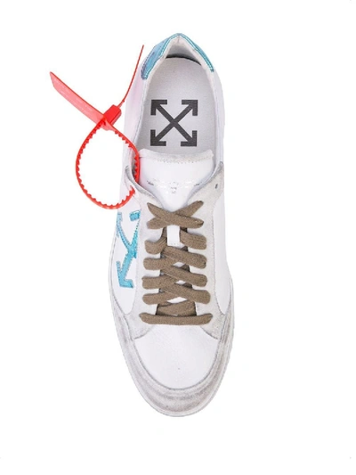 Shop Off-white 2.0 Low Sneakers White & Light Blue