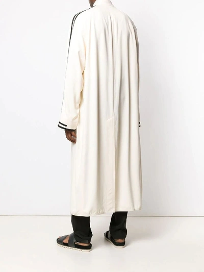 Haider Ackermann White Men's Long Robe Coat | ModeSens