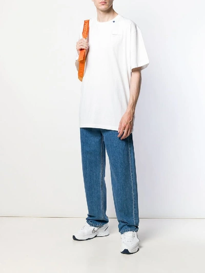 Shop Off-white Unfinished T-shirt White