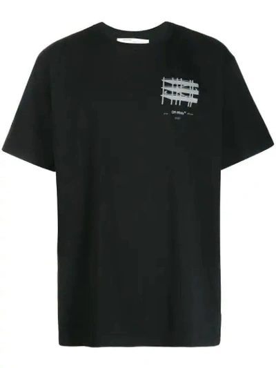 Shop Off-white Industrial Short Sleeve T-shirt In Black