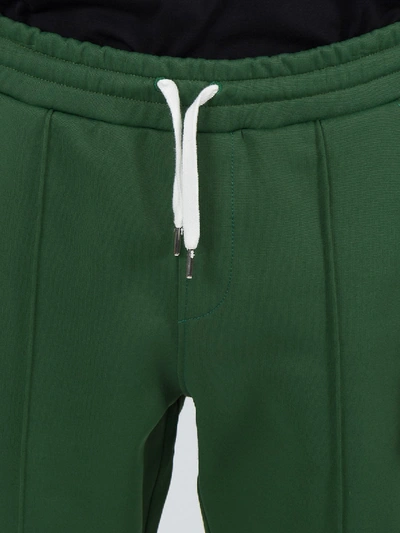 Shop Ami Alexandre Mattiussi Side Stripe Track Pants In Green