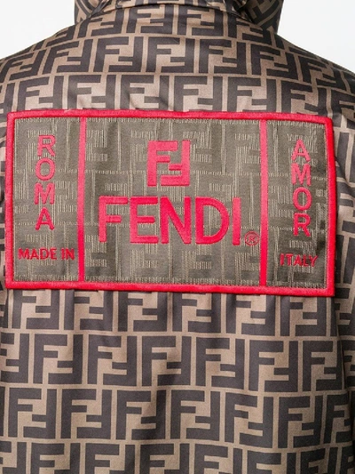 Shop Fendi All-over Ff Windbreaker