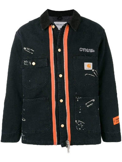 Heron preston 2025 carhartt jacket