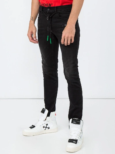 Shop Off-white Slim-fit Jeans