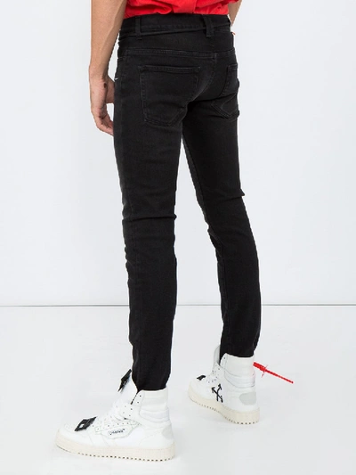 Shop Off-white Slim-fit Jeans