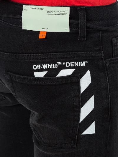 Shop Off-white Slim-fit Jeans