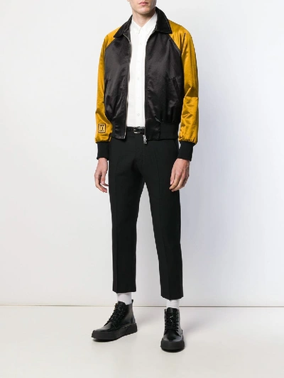 Shop Ami Alexandre Mattiussi Cropped Fit Trousers Black