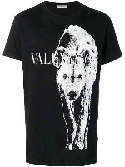 Shop Valentino Dog Graphic T-shirt